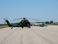 UH-34 on the flightline at Thunder over Michigan 07