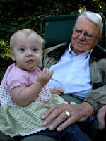 Grampa Chet holds Kellan