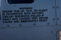 A-10 warning placard