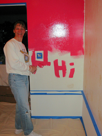 Painter Sue sends a greeting!