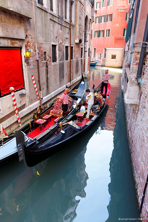 Gondoliers, Venice