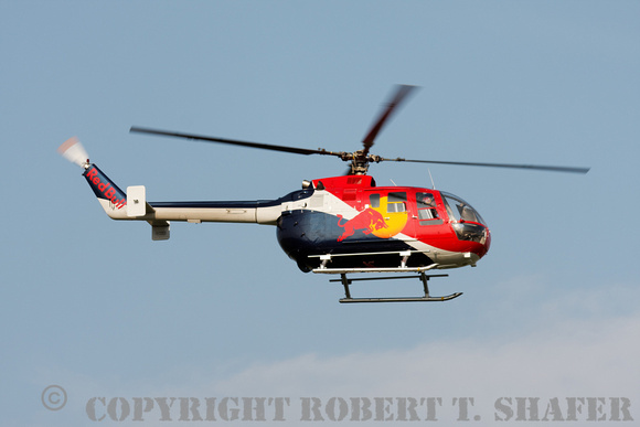 BO-105 Red Bull Helicopter