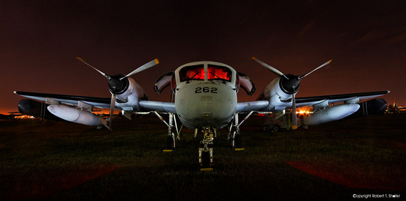 The RV-1 Mohawk at night
