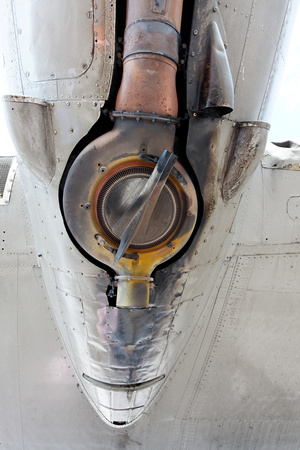 B-17 turbocharger detail