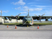 C-123K tied down